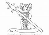 Ninjago Snake Coloring Pages sketch template