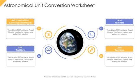 Astronomical Unit Conversion Worksheet PowerPoint Presentation and Slides | SlideTeam