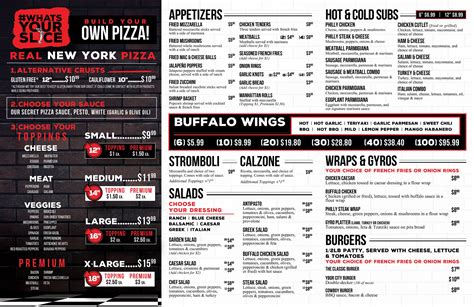 MENU - NY NY Pizza