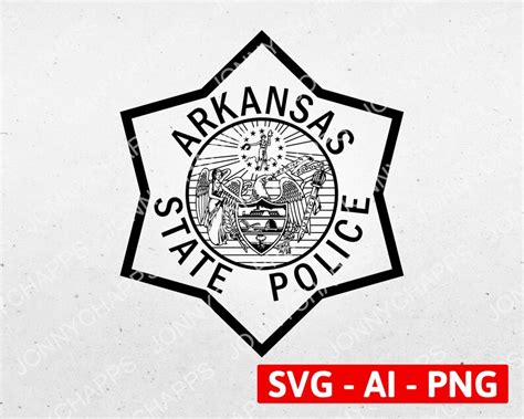 Arkansas State Police Badge AR Trooper Highway Patrol Seal - Etsy