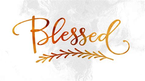 Clip Art Blessed Images - Calligraphy - 1920x1080 Wallpaper - teahub.io