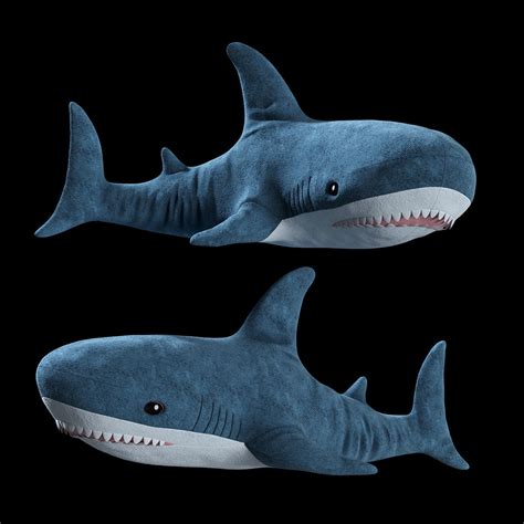 3D Soft plush toy shark of IKEA Blahaj | CGTrader