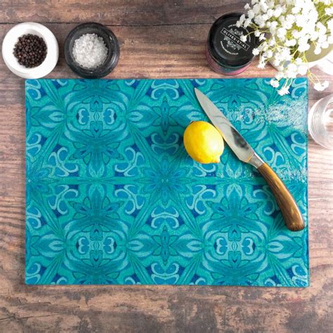 Agapanthus Chopping Board / heatproof kitchen trivet — Surrey Guild of Craftsmen