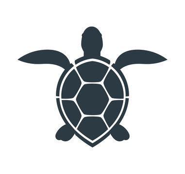 Sea Turtle Silhouette Clip Art