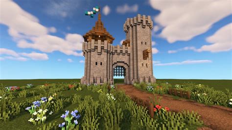 Medieval Castle/City Gate 1.20.2/1.20.1/1.20/1.19.2/1.19.1/1.19/1.18/1.17.1/Forge/Fabric ...