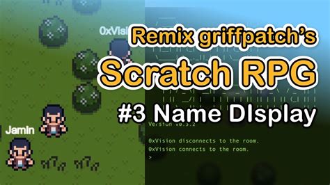 Remix griffpatch's Scratch RPG | Name Display & Terminal - YouTube