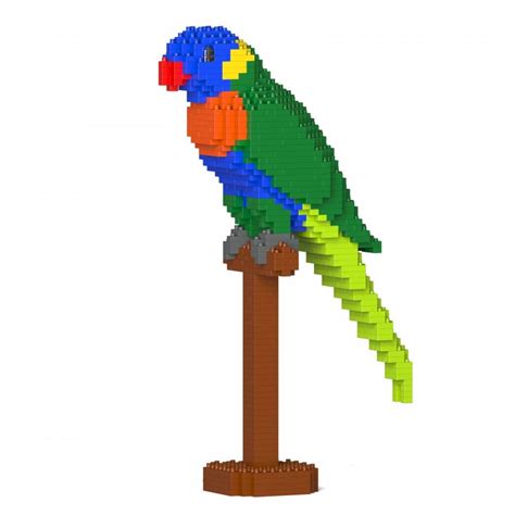 Rainbow Lorikeet Toy Building Blocks l Different Than LEGOs – Build 'Em ...