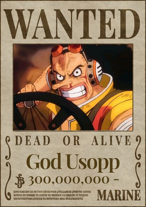 Usopp Bounty | Gambar anime, Lucu, Gambar