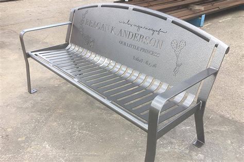 Custom Memorial Benches For Gardens - Quality Site Furniture