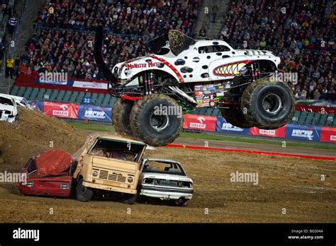 Monster Truck show during Monster Jam, Katowice, Poland Stock Photo - Alamy