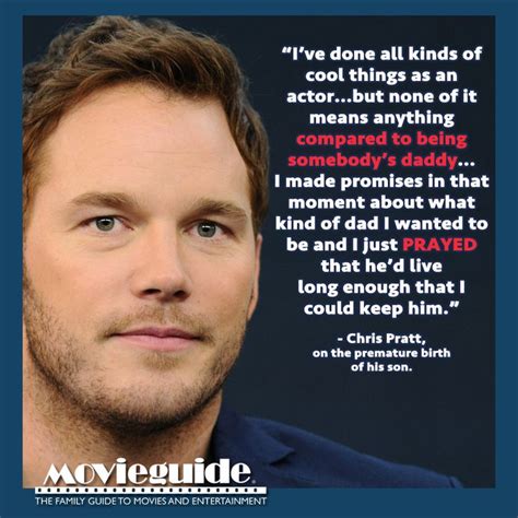 Chris Pratt on being a father! | Faith in Hollywood | Christian actors ...