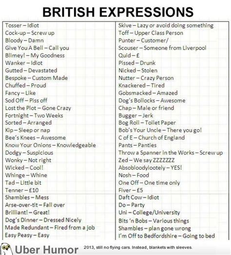 British lingo for you Americans | Funny Pictures, Quotes, Pics, Photos ...