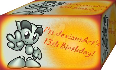 .::Caja/Box::. deviantArt's 13th Birthday by IchiroADM on DeviantArt