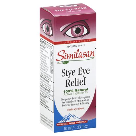 Similasan Healthy Relief Stye Eye Relief, Sterile Eye Drops, 0.33 fl oz ...