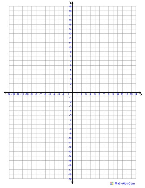 Graph Paper Printable Math Aids - Printable Graph Paper