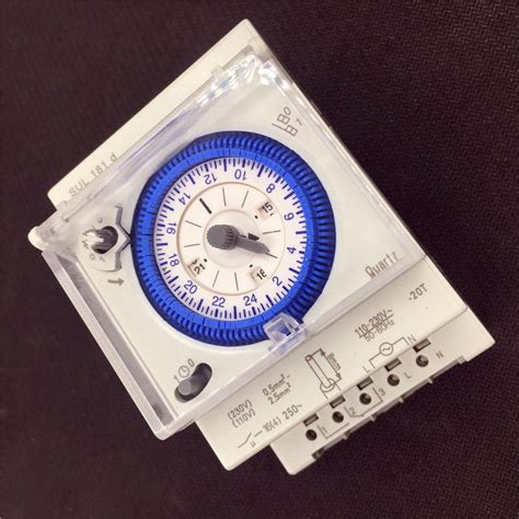 Analog Mechanical Timer Switch 110V-220V 24 hours Daily Programmable ...