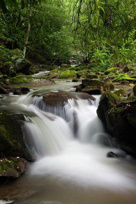 Waterfall in a Creek Photograph by Jill Lang - Fine Art America