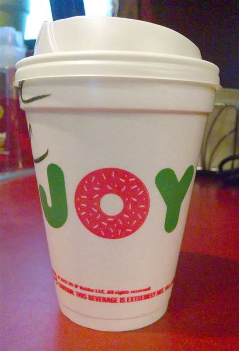 Dunkin Donuts Unveils New Holiday Cup