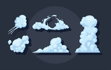 icons clouds fluffy 12014351 Vector Art at Vecteezy