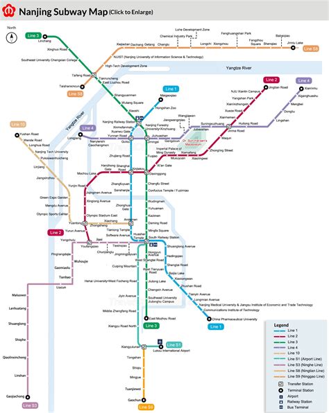 Nanjing Metro Maps: Subway Lines, Stations