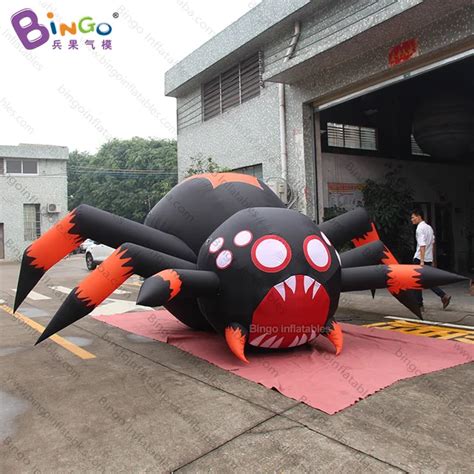 New design 5X4X2.3 meters inflatable halloween spider / giant inflatable spider / spider ...