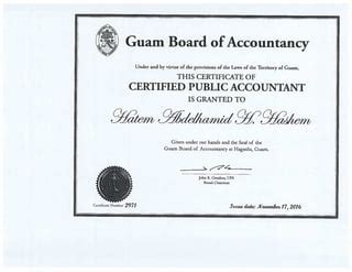 CPA Certificate | PPT