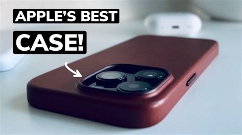 Apple iPhone 14 Pro Leather Case Review | Umber is Perfect 🤎 - YouTube