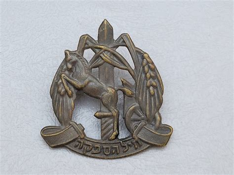 RARE IDF Supply Corps Cap/beret Badge Bronze Second - Etsy