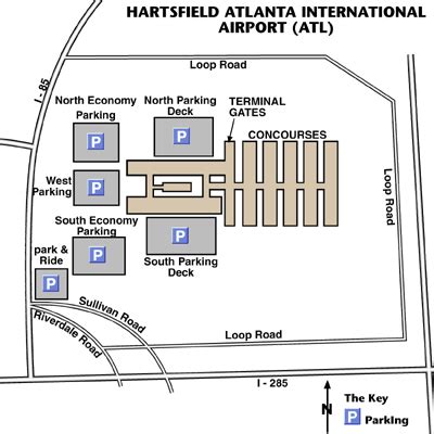 Hartsfield-Jackson Atlanta International Airport Airport Maps - Maps ...