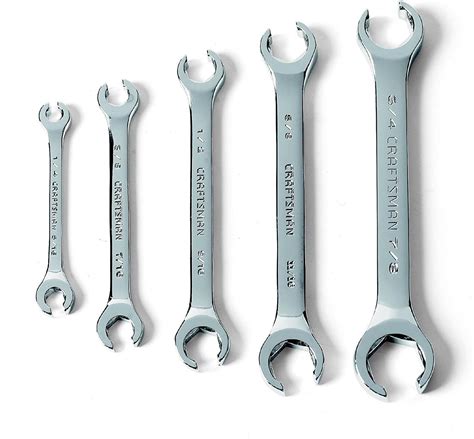 Craftsman 5 pc Standard SAE Flare Nut Wrench Set tillescenter ...