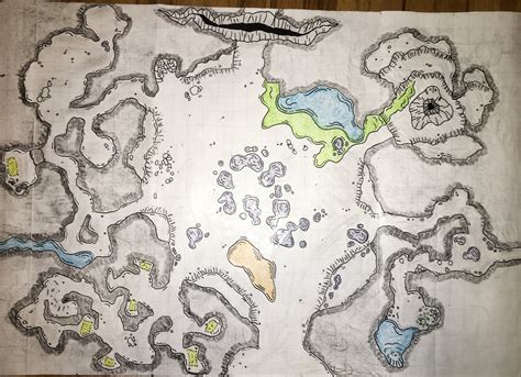 Goblin Cave Dungeon Map Dungeons And Dragons Cave Map World Map ...