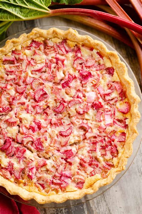 Rhubarb Custard Pie