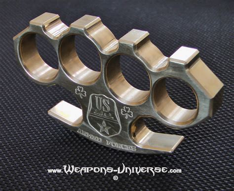 100% Pure Brass Knuckles, Armed Forces, USA, Dark Rift Armory