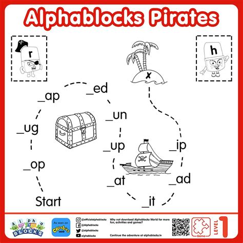 Alphablocks on Twitter: "Can you solve our Pirate Puzzle for #Puzzleday? 🏴‍☠️ Download our ...