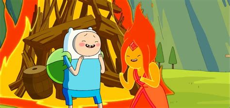 Flame princess and finn | Adventure time flame princess, Adventure time ...