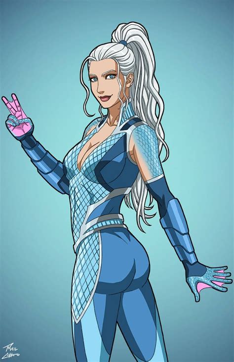 Dolphin (Earth-27) commission by phil-cho on DeviantArt Female Superhero, Superhero Characters ...