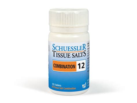 Schuessler Tissue Salts Combination 12 - 125 Tablets