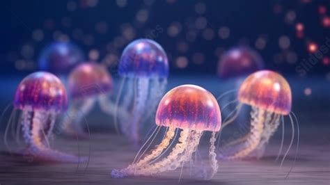 Underwater Jellyfish Cute Powerpoint Background For Free Download ...