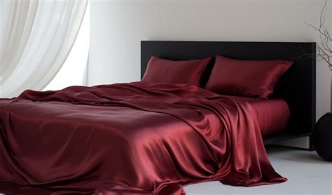 Exploring the Allure of Romantic Red Silk Sheets