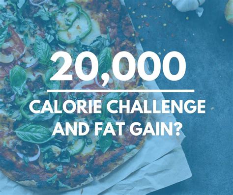 The 10,000 or 20,000 Calorie Challenge - TriageMethod