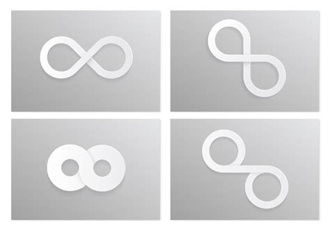 White Infinity Vector Symbol Pack - Download Vetores e Gráficos Gratuitos