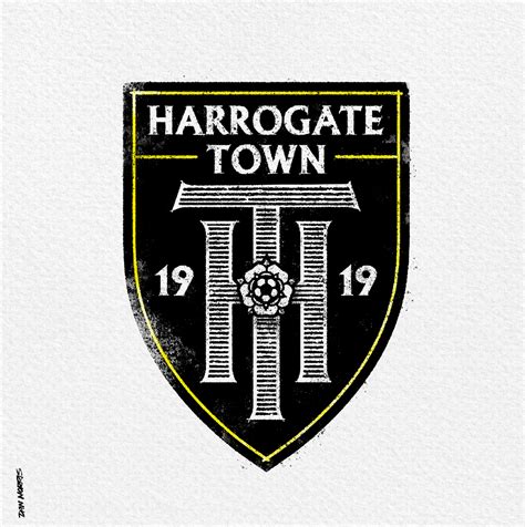 A retro retake for Harrogate Town AFC :: Behance