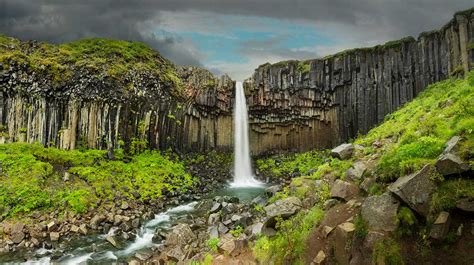 Svartifoss Iceland Waterfall - Lewis Carlyle Photography