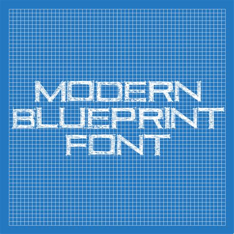 Modern Blueprint Font by thomasdyke on DeviantArt