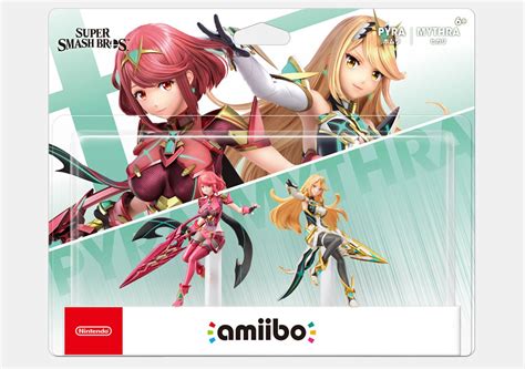 Pyra + Mythra 2-pack amiibo out in July, Noah and Mio figures announced