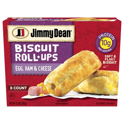 Jimmy Dean Egg Ham & Cheese Biscuit Roll Ups - Shop Entrees & Sides at ...