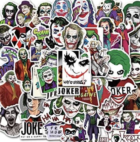 The Joker Sticker pack Random Stickers FREE STICKERS | Etsy