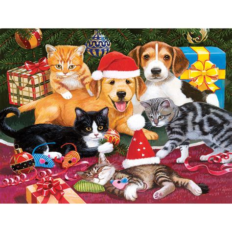 Christmas Meeting 300 Large Piece Jigsaw Puzzle | Spilsbury