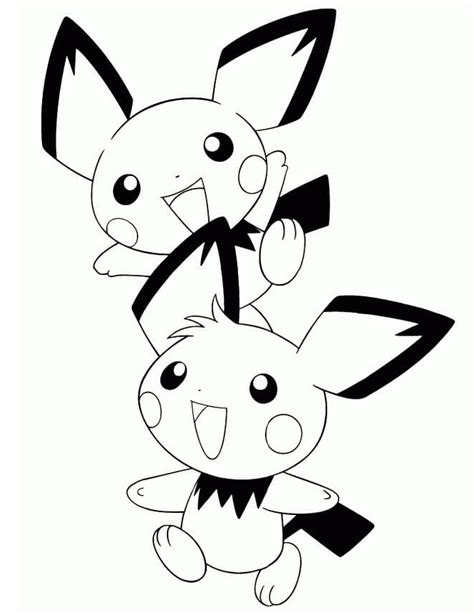 Coloring Pages Of Pichu