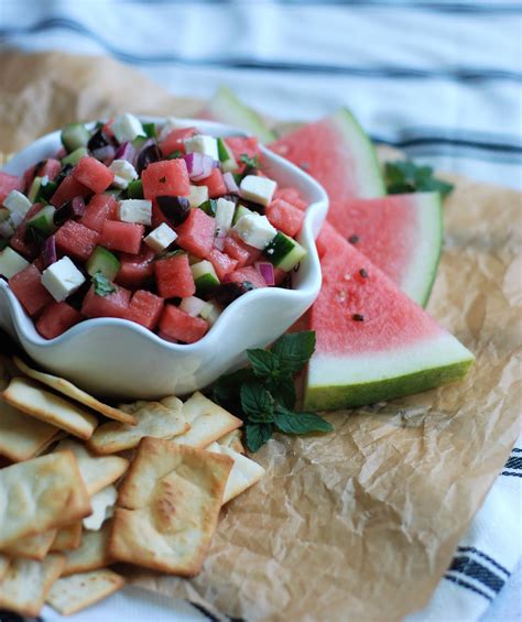 Fleur De-Lectable: Watermelon Greek Salad Salsa